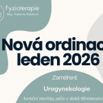 Od Ledna 2026 – Nová ordinace fyzioterapie